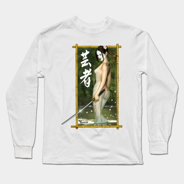 Geisha Long Sleeve T-Shirt by ted1air